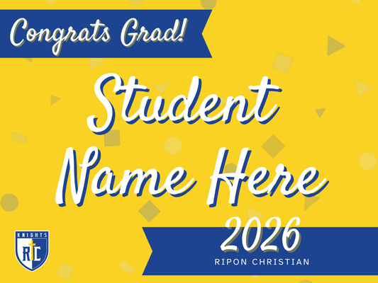 Ripon Christian 8th Grade Grad Sign (no picture)