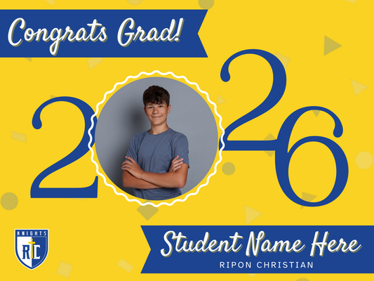 Ripon Christian 8th Grade Grad Sign (with picture)