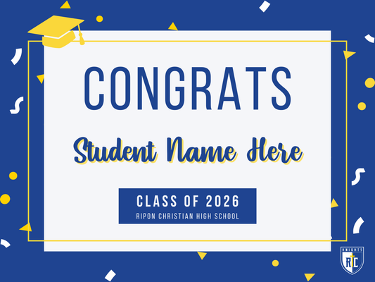 Ripon Christian Senior Grad Sign (no picture)