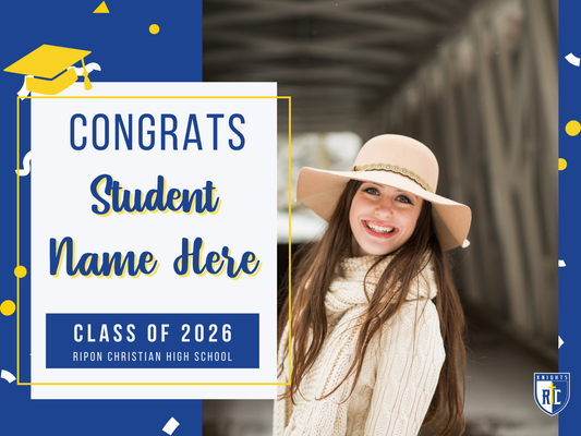 Ripon Christian Senior Grad Sign (with picture)