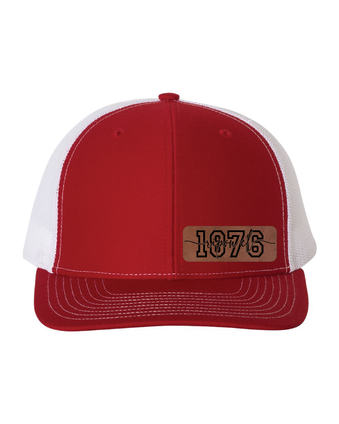 Snapback Leather Patch Hat