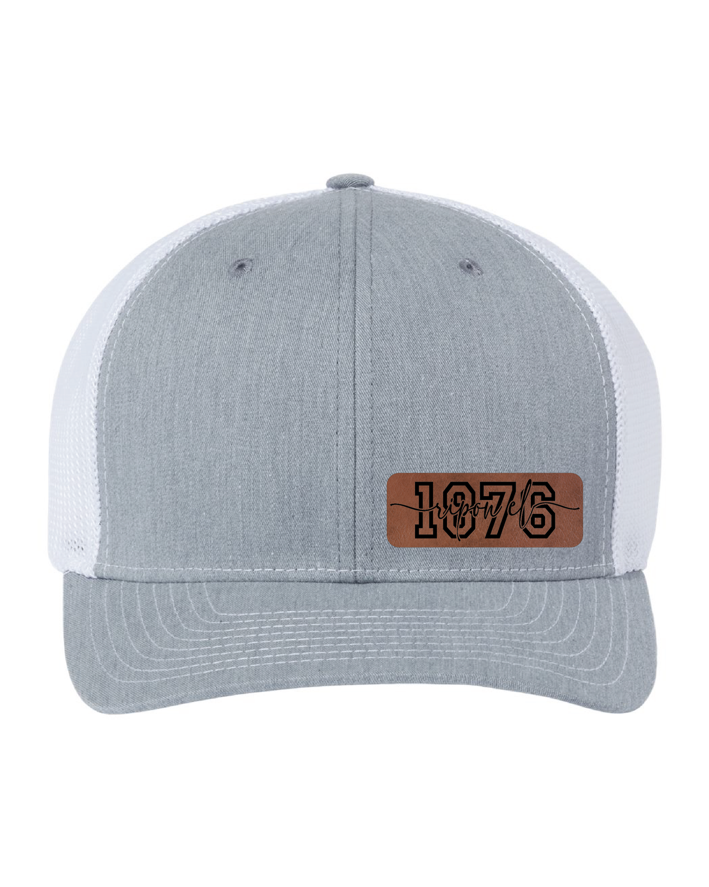 Snapback Leather Patch Hat