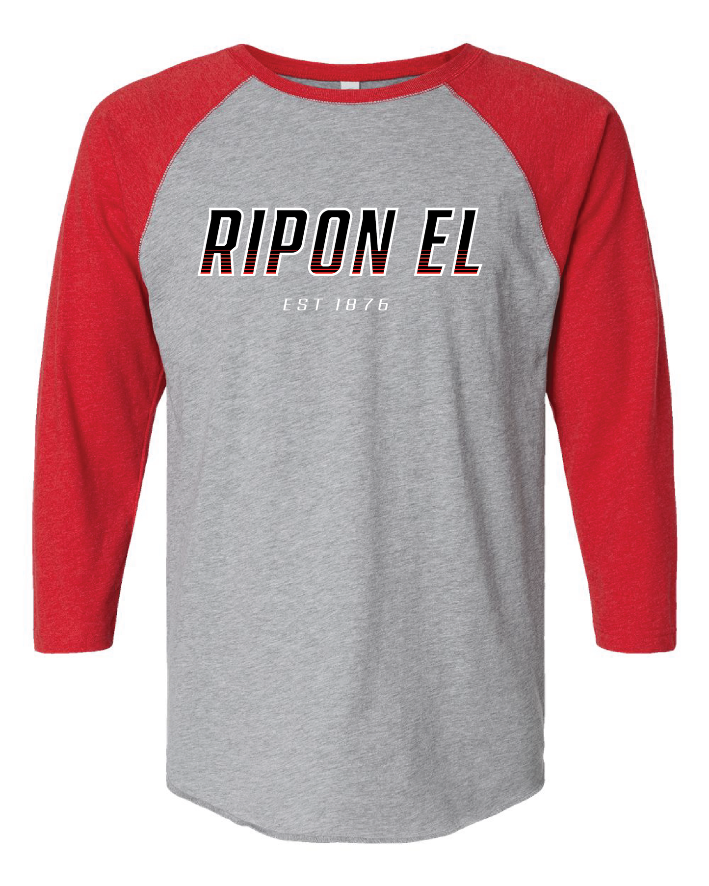 Ripon El Baseball Sleeve Tee (Choose your Design!)