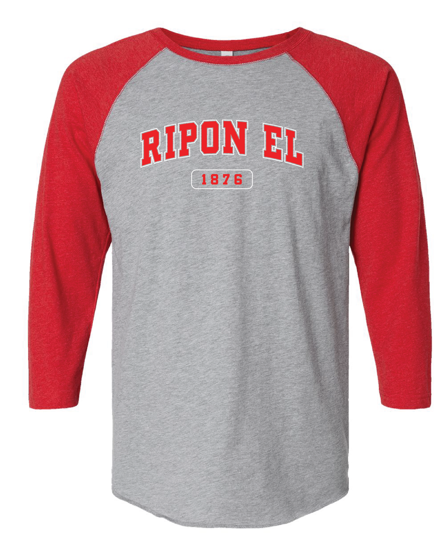 Ripon El Baseball Sleeve Tee (Choose your Design!)
