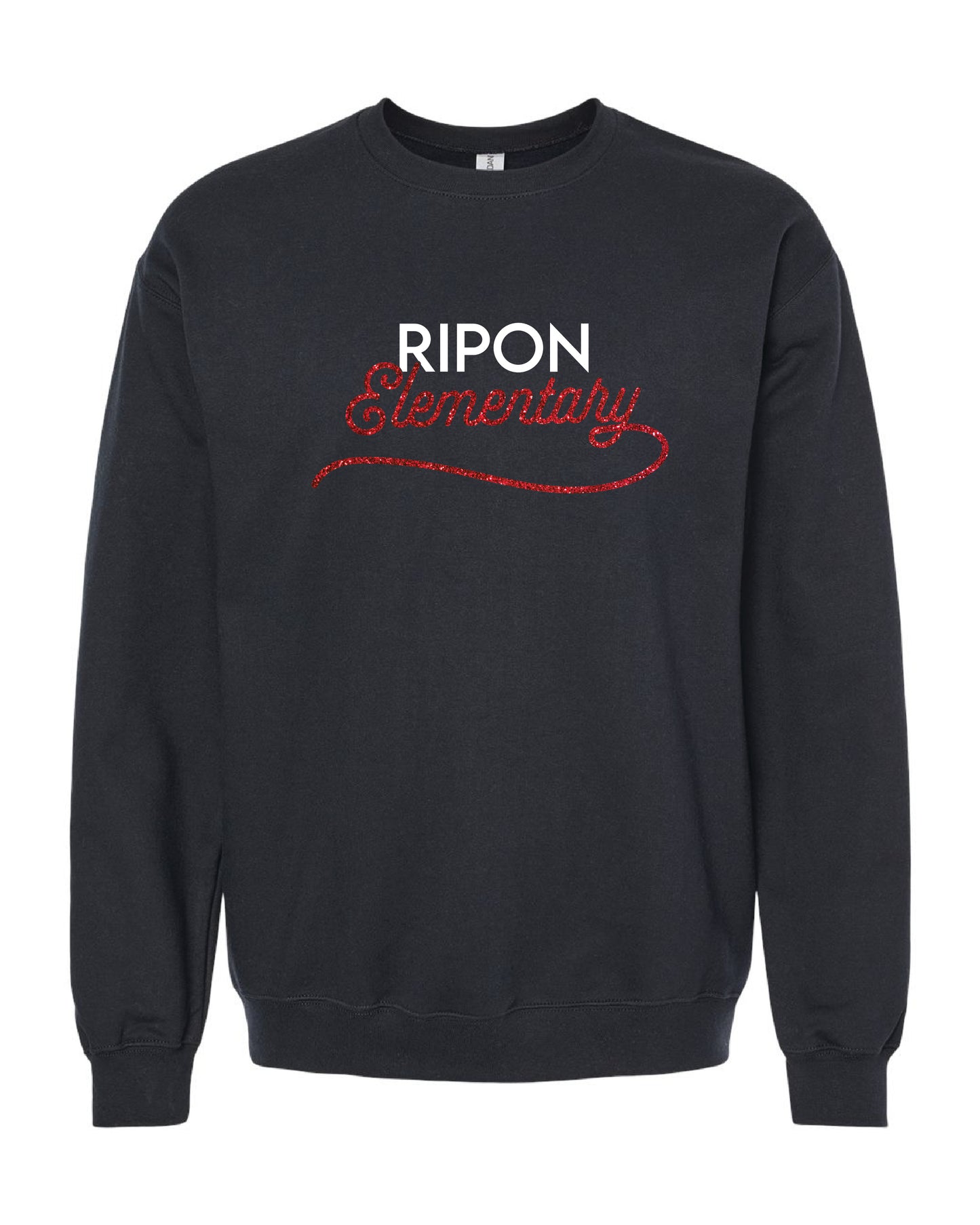 Glitter Script Crewneck Sweatshirt