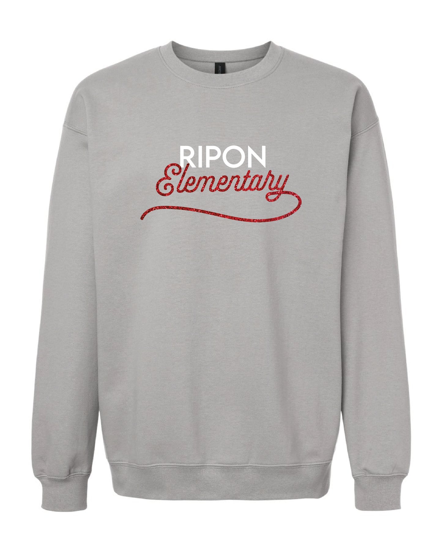 Glitter Script Crewneck Sweatshirt