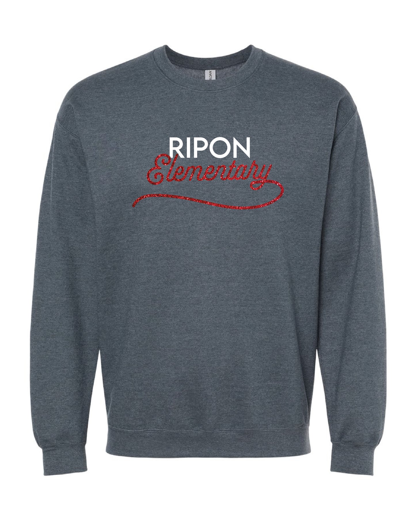 Glitter Script Crewneck Sweatshirt