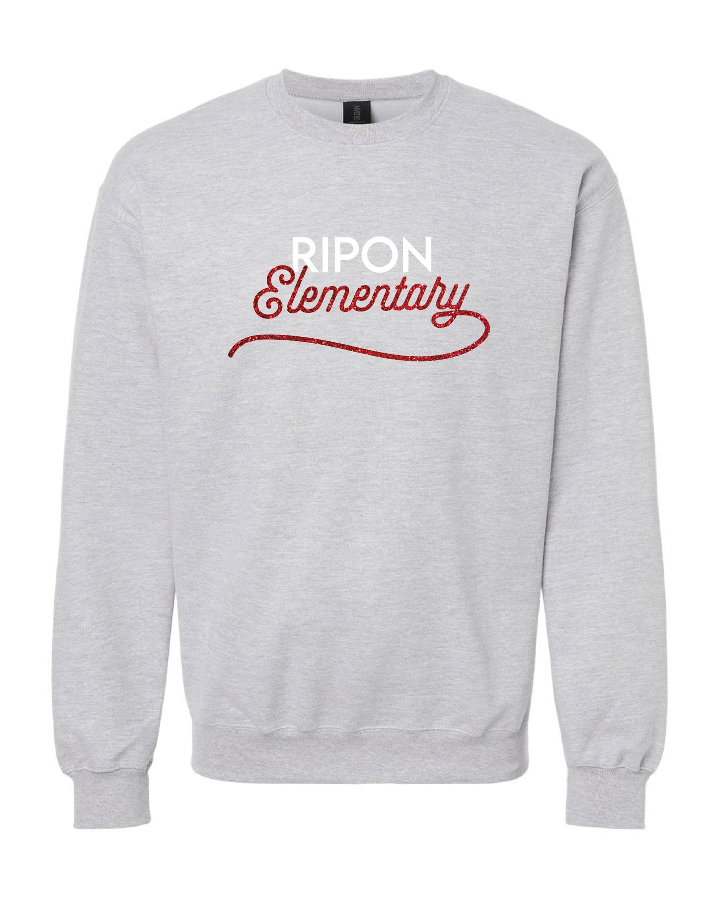 Glitter Script Crewneck Sweatshirt