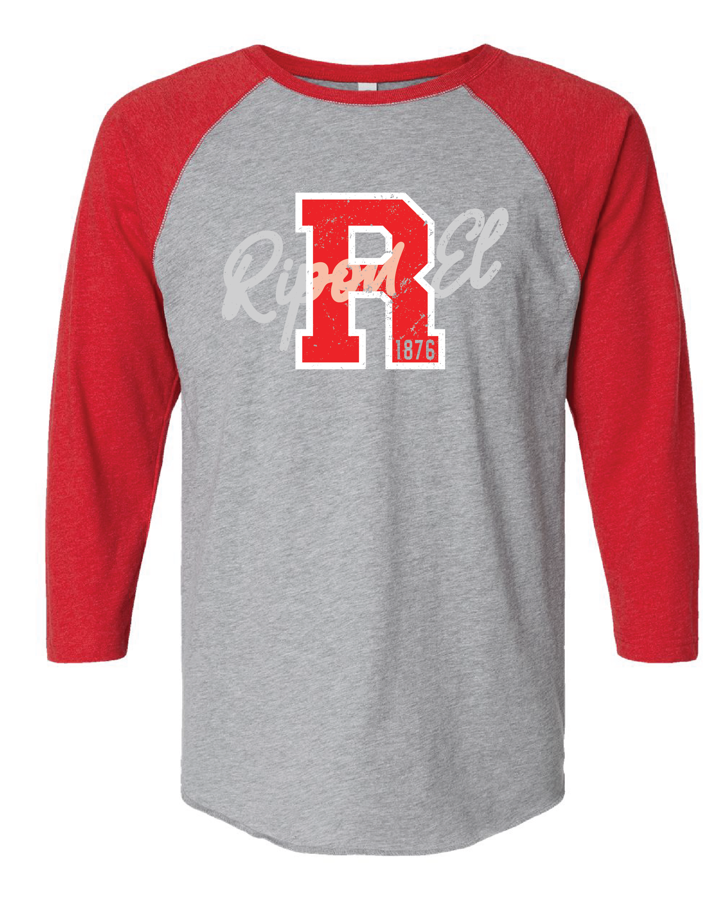 Ripon El Baseball Sleeve Tee (Choose your Design!)