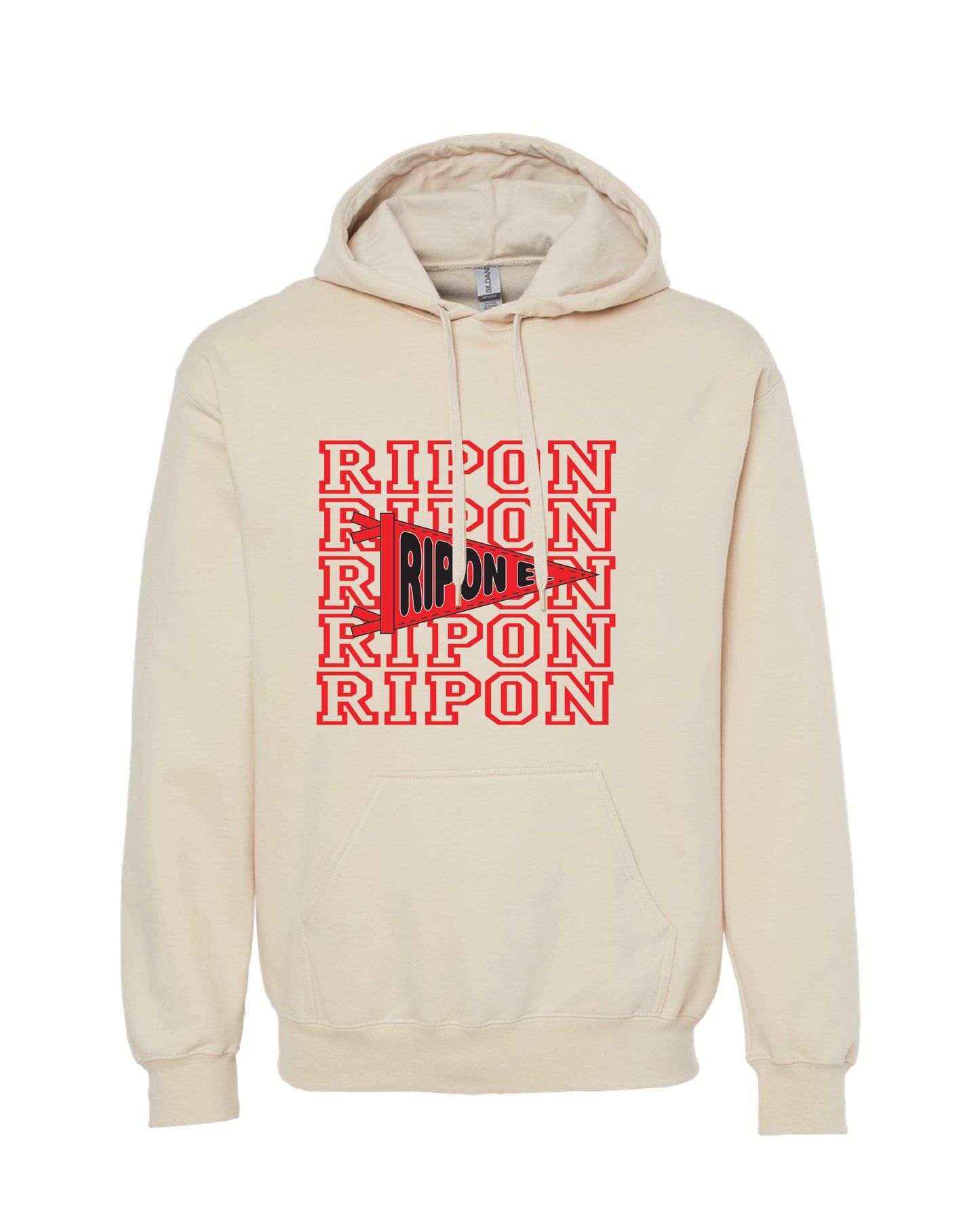 Ripon Pennant Flag Hoodie