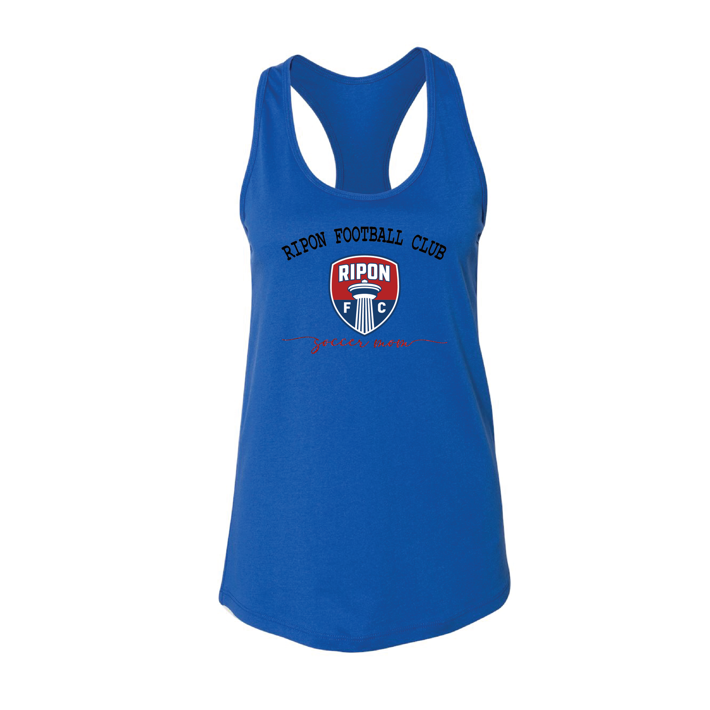 Glitter Soccer Mom Women's Racerback Tank Top