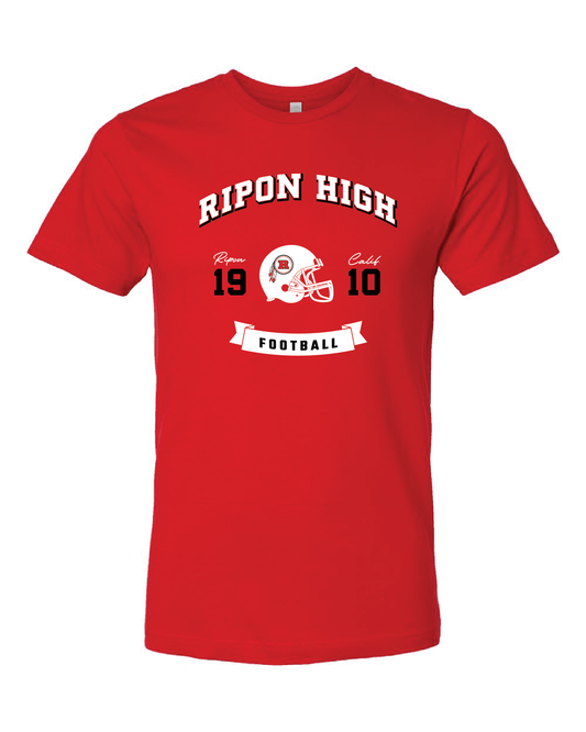 RHS Sports #1 Red Cotton Tee (choose your sport)