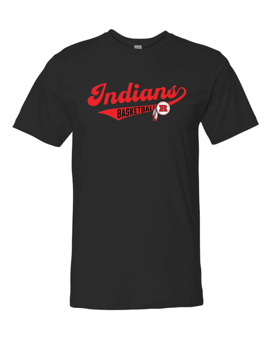 RHS Sports #2 Black Cotton Tee (choose your sport)