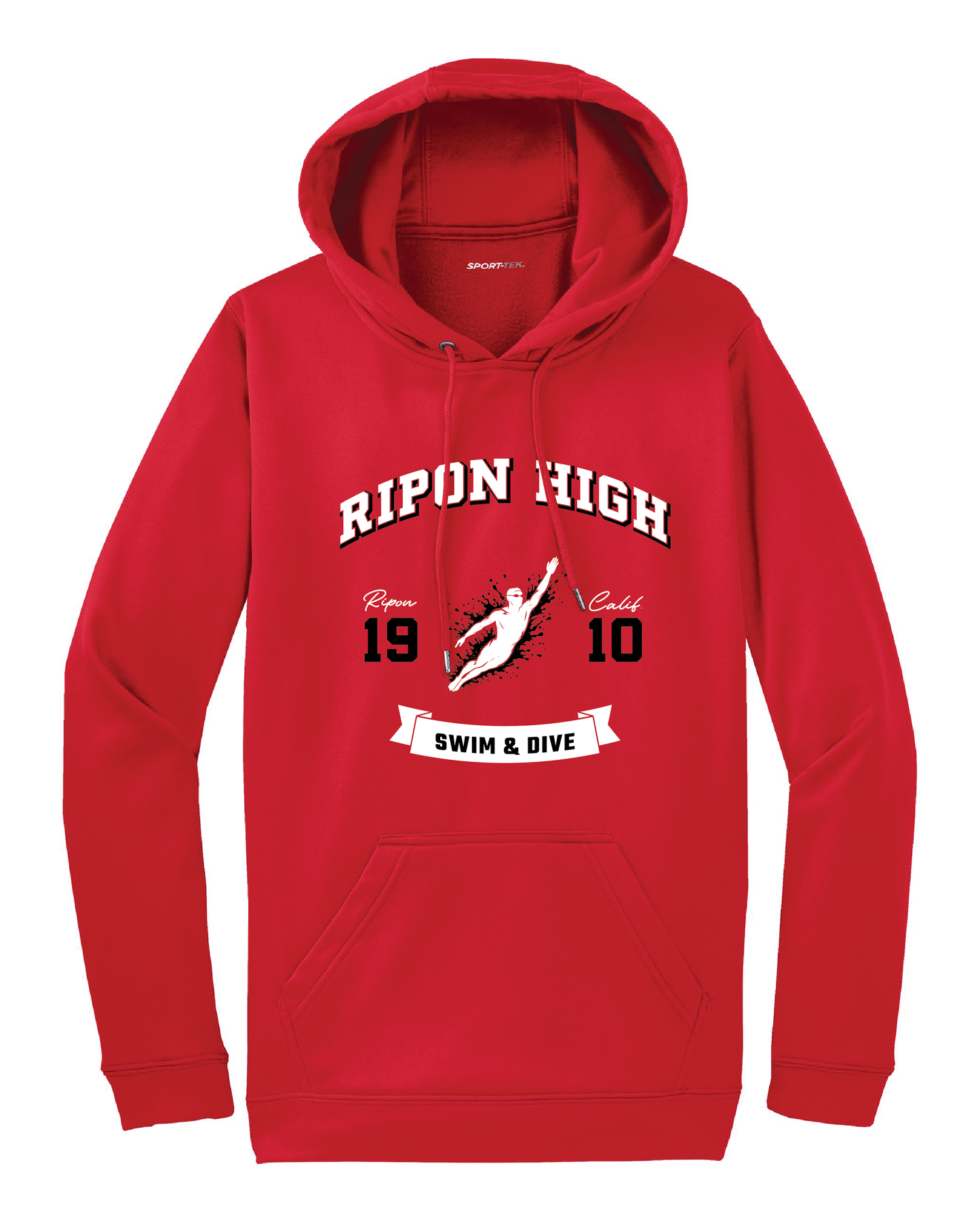 RHS Sports #1 Red Dri-Fit Hoodie (choose your sport)