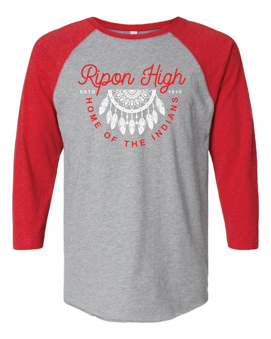 RHS Baseball Sleeve Tee (choose your design)