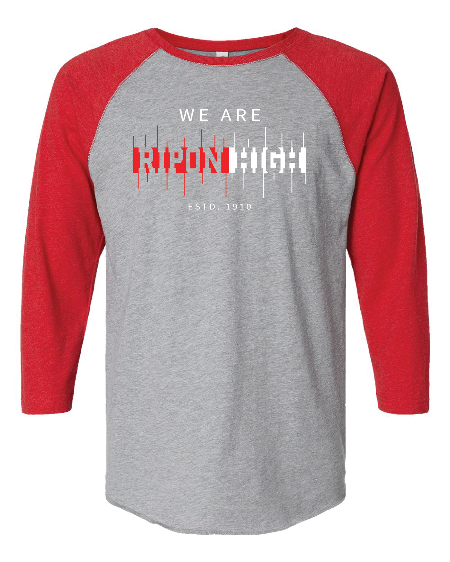 RHS Baseball Sleeve Tee (choose your design)