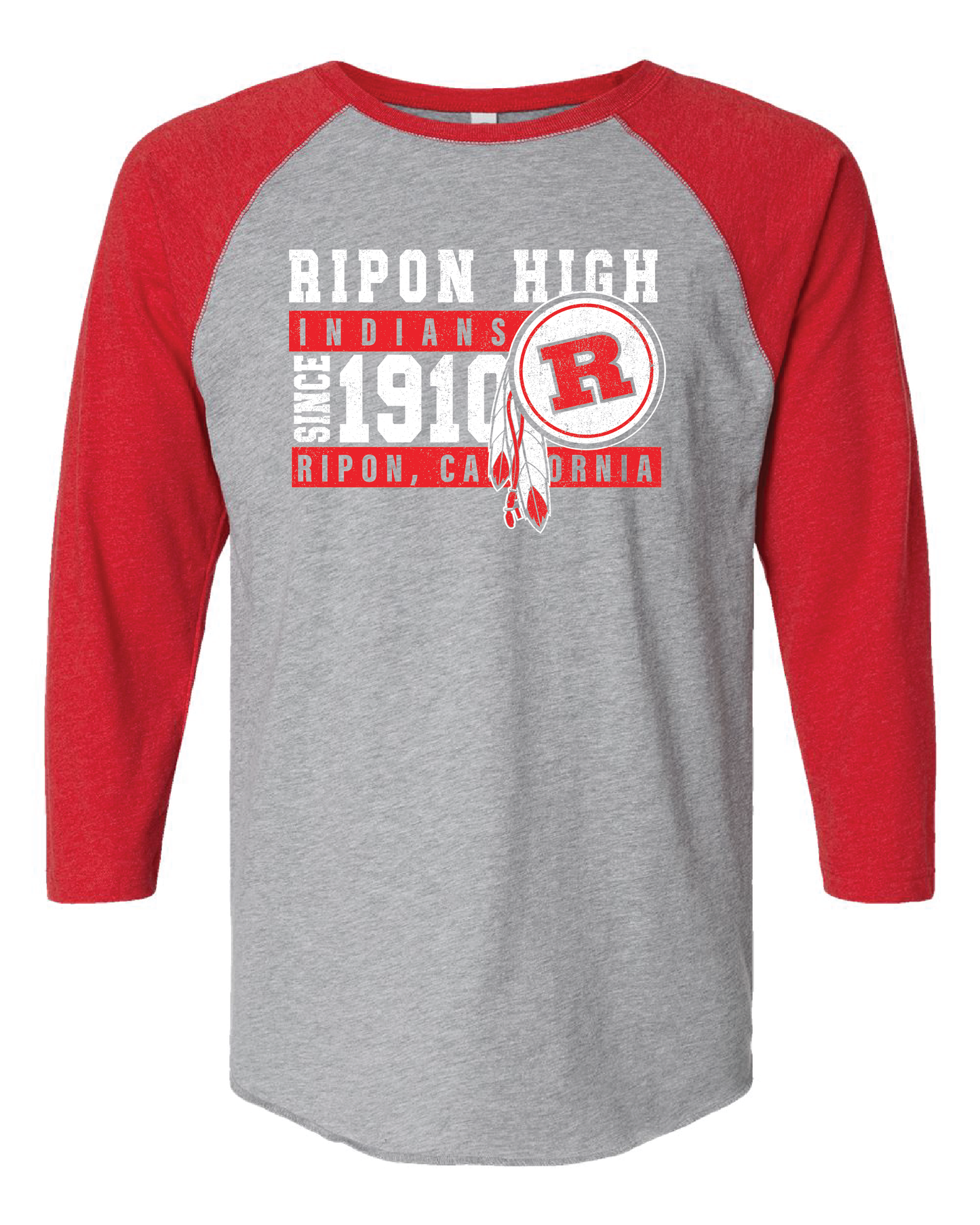 RHS Baseball Sleeve Tee (choose your design)