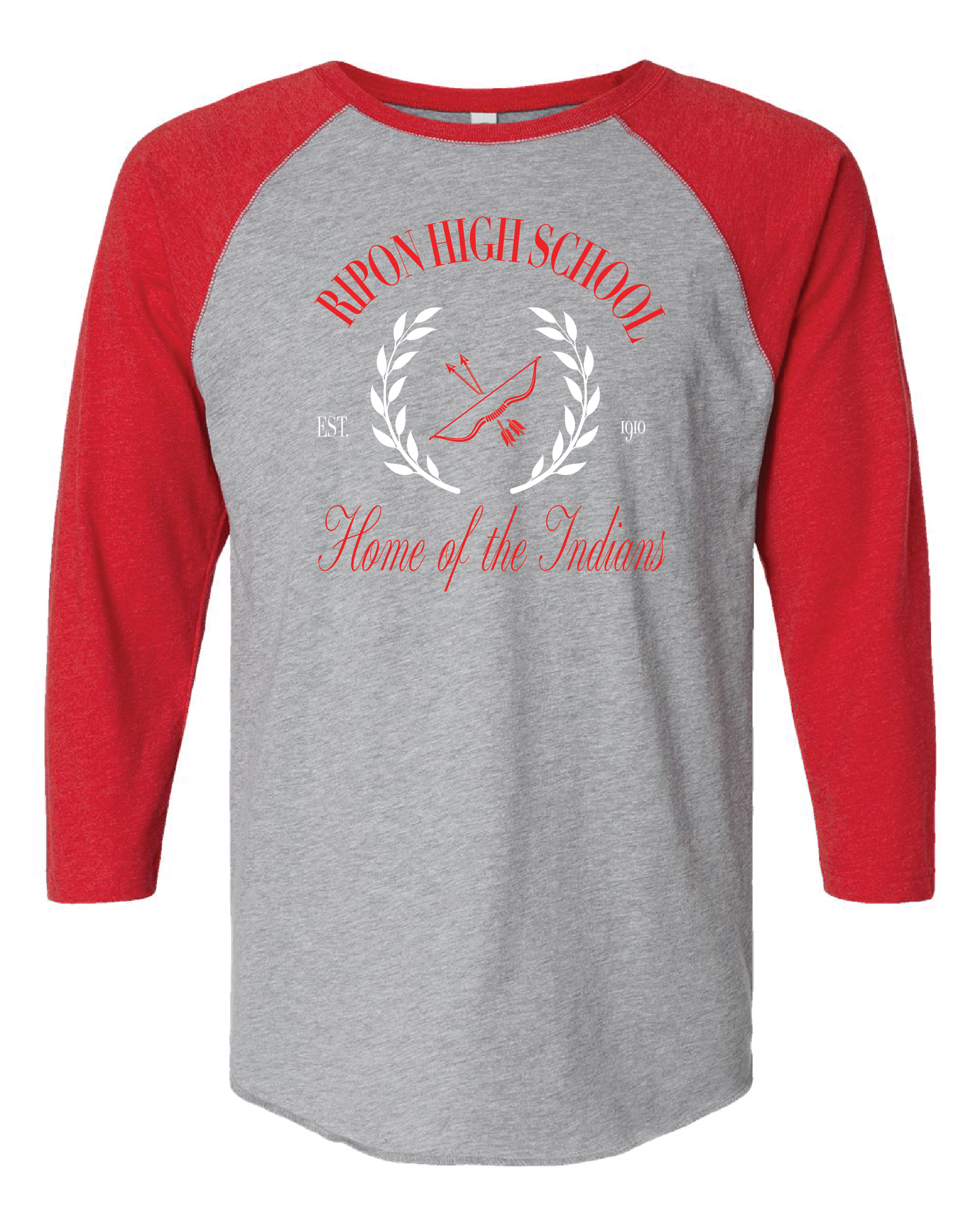 RHS Baseball Sleeve Tee (choose your design)