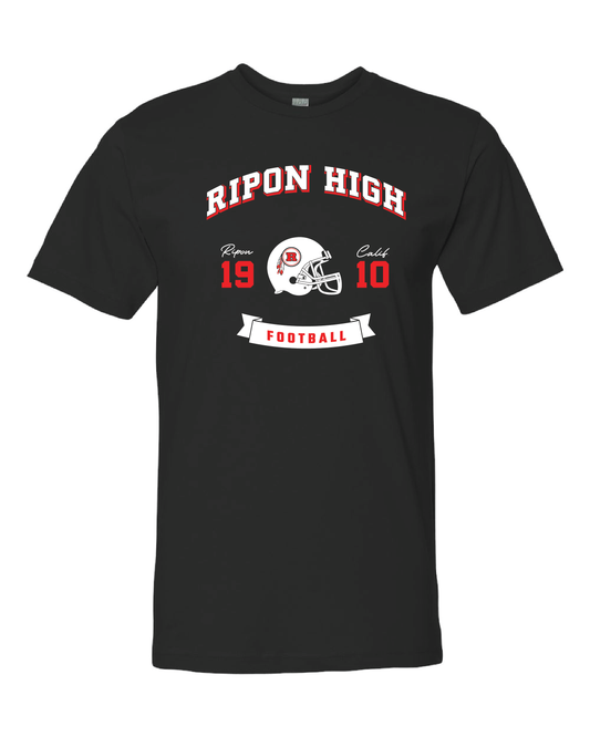 RHS Sports #1 Black Cotton Tee (choose your sport)