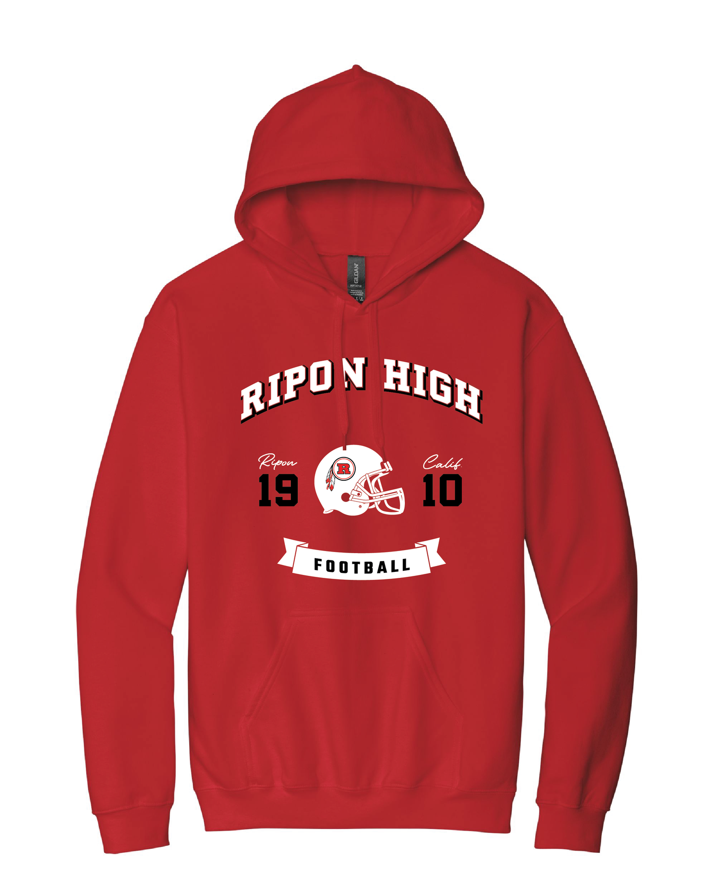 RHS Sports #1 Red Standard Hoodie (choose your sport)