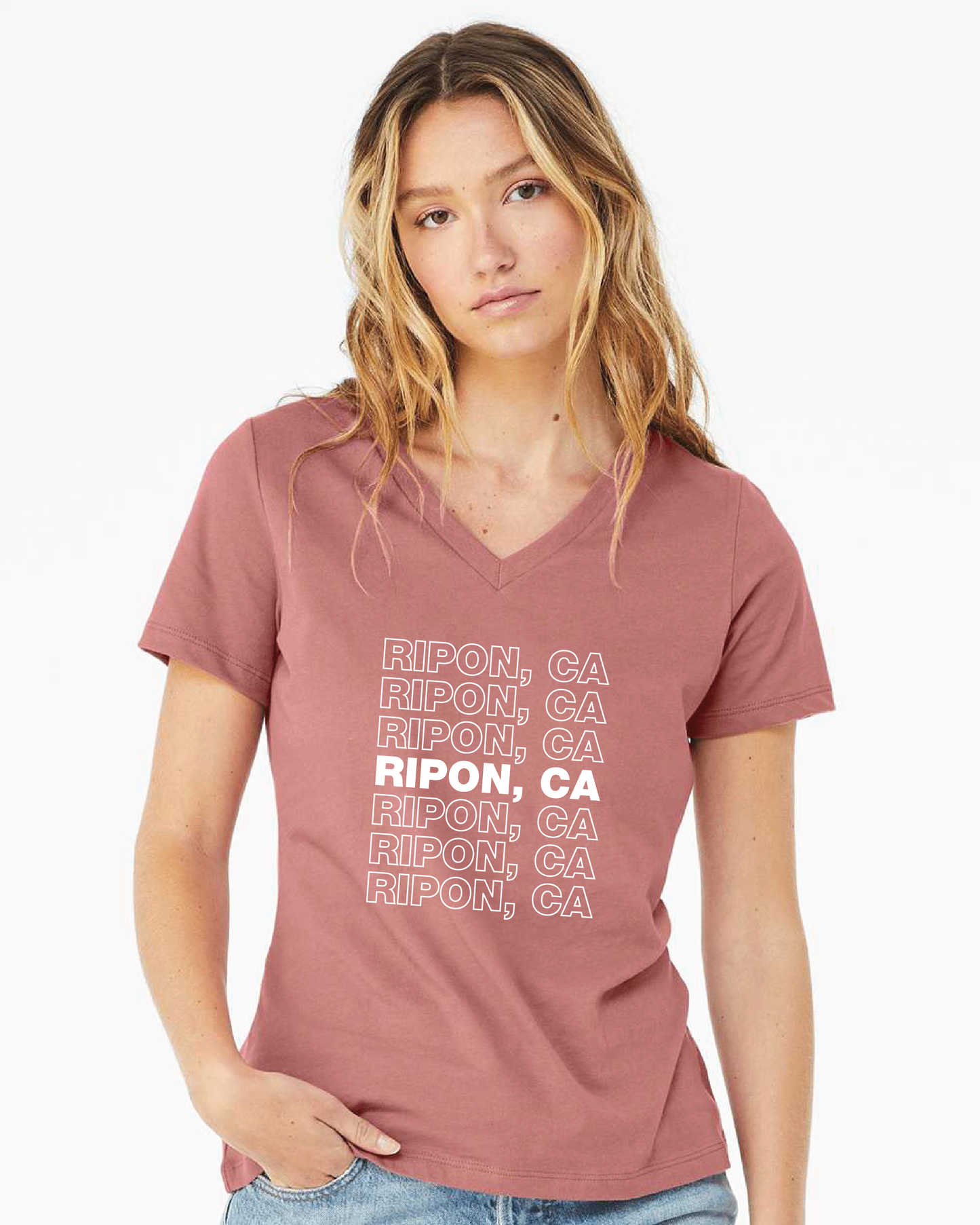 Ripon, CA Women's V-Neck