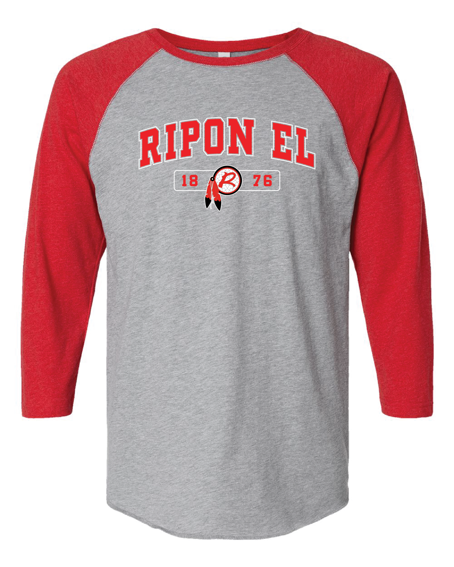 Indians Baseball Sleeve Tee (choose your design)