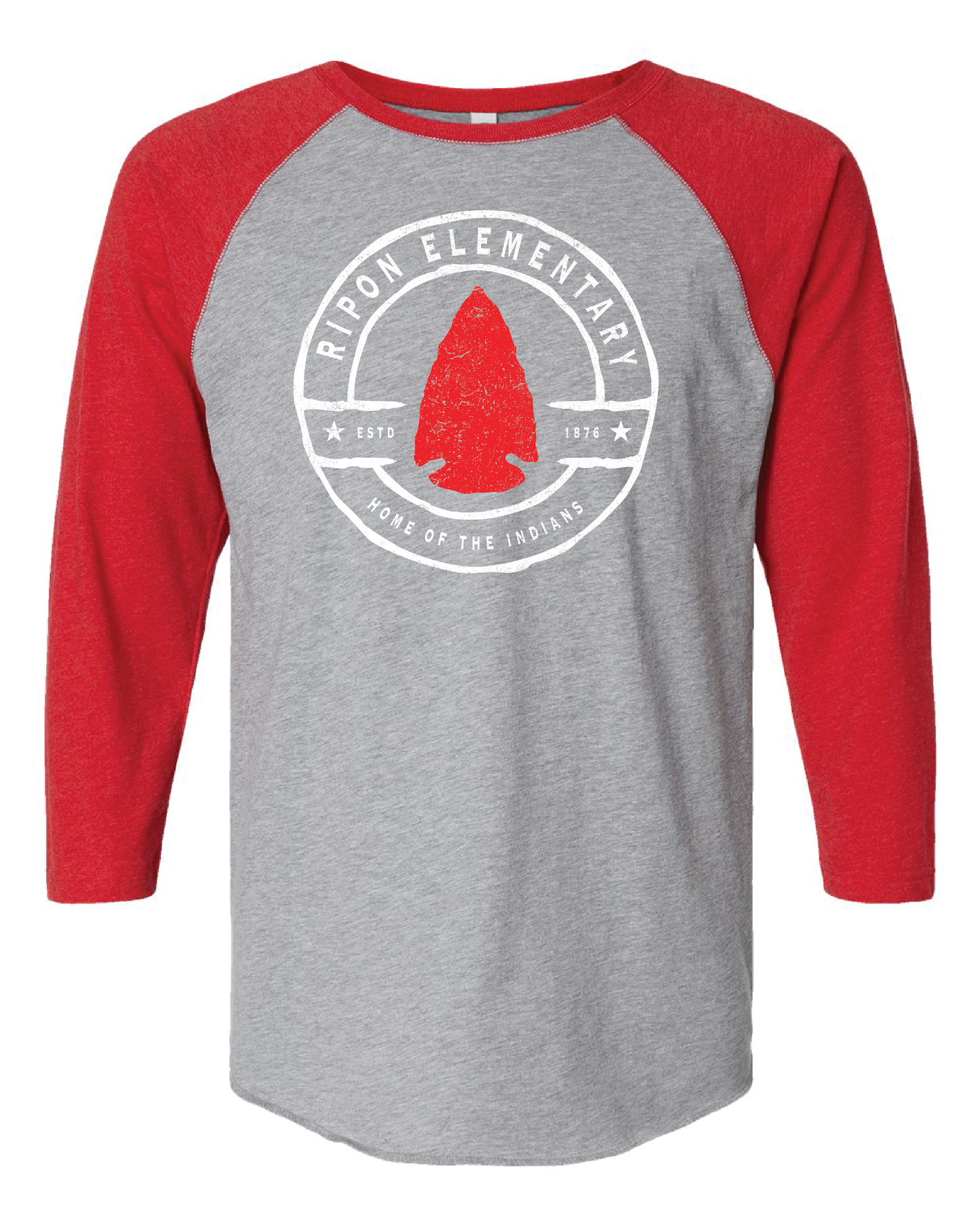 Indians Baseball Sleeve Tee (choose your design)