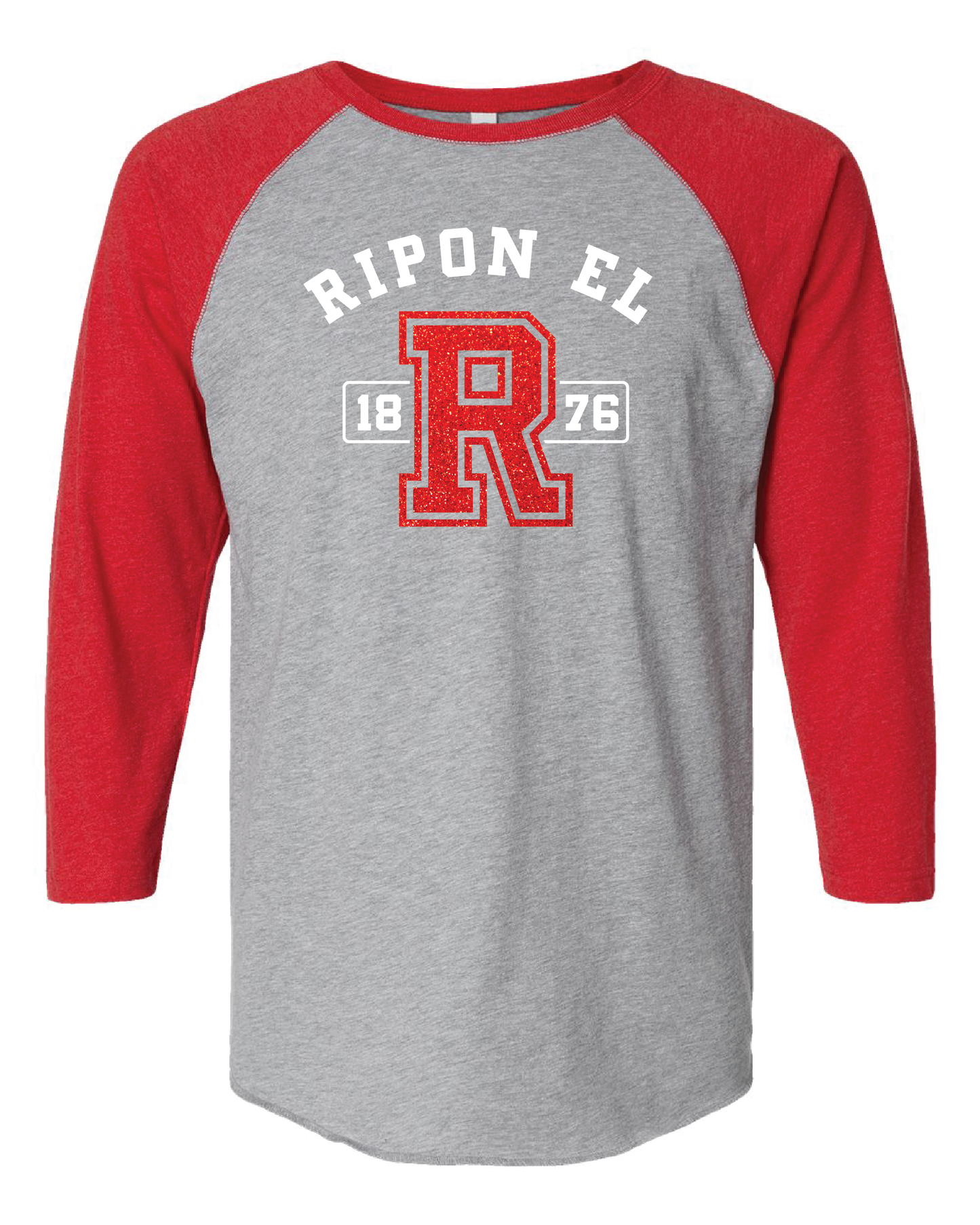 Ripon El Baseball Sleeve Tee (Choose your Design!)