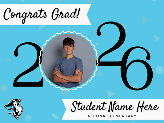Ripona 8th Grade Grad Sign (with picture)
