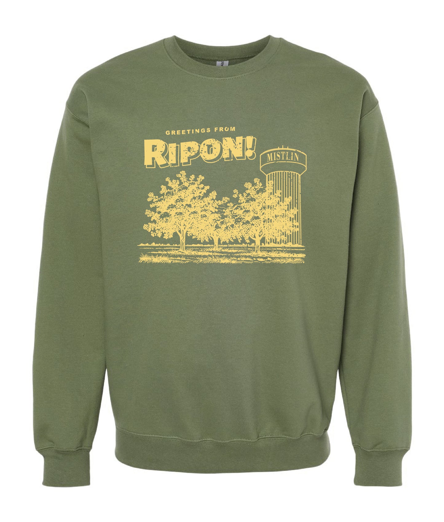 Vintage Postcard Crewneck