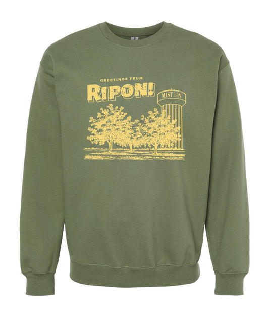 Vintage Postcard Crewneck