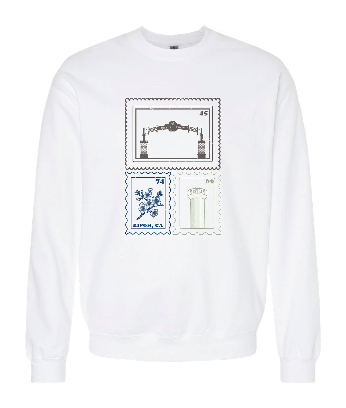 City Stamps Crewneck