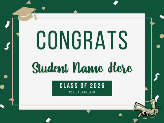 Custom College Grad Sign (no picture)