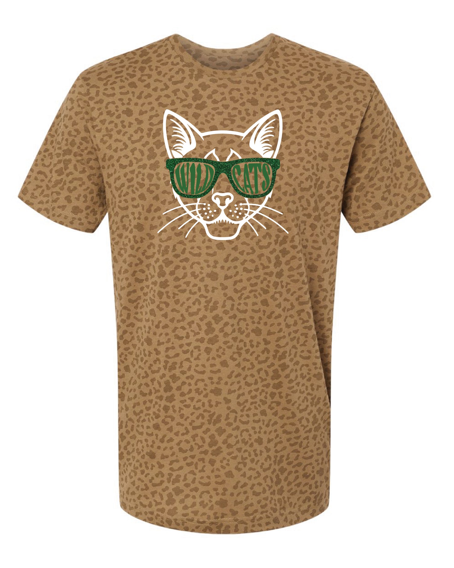 Glitter Cat Glasses Shirt