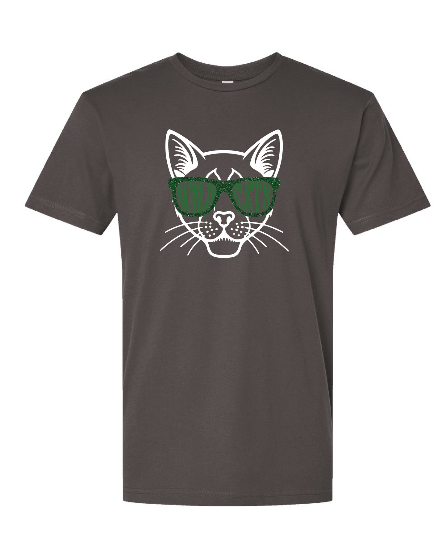 Glitter Cat Glasses Shirt