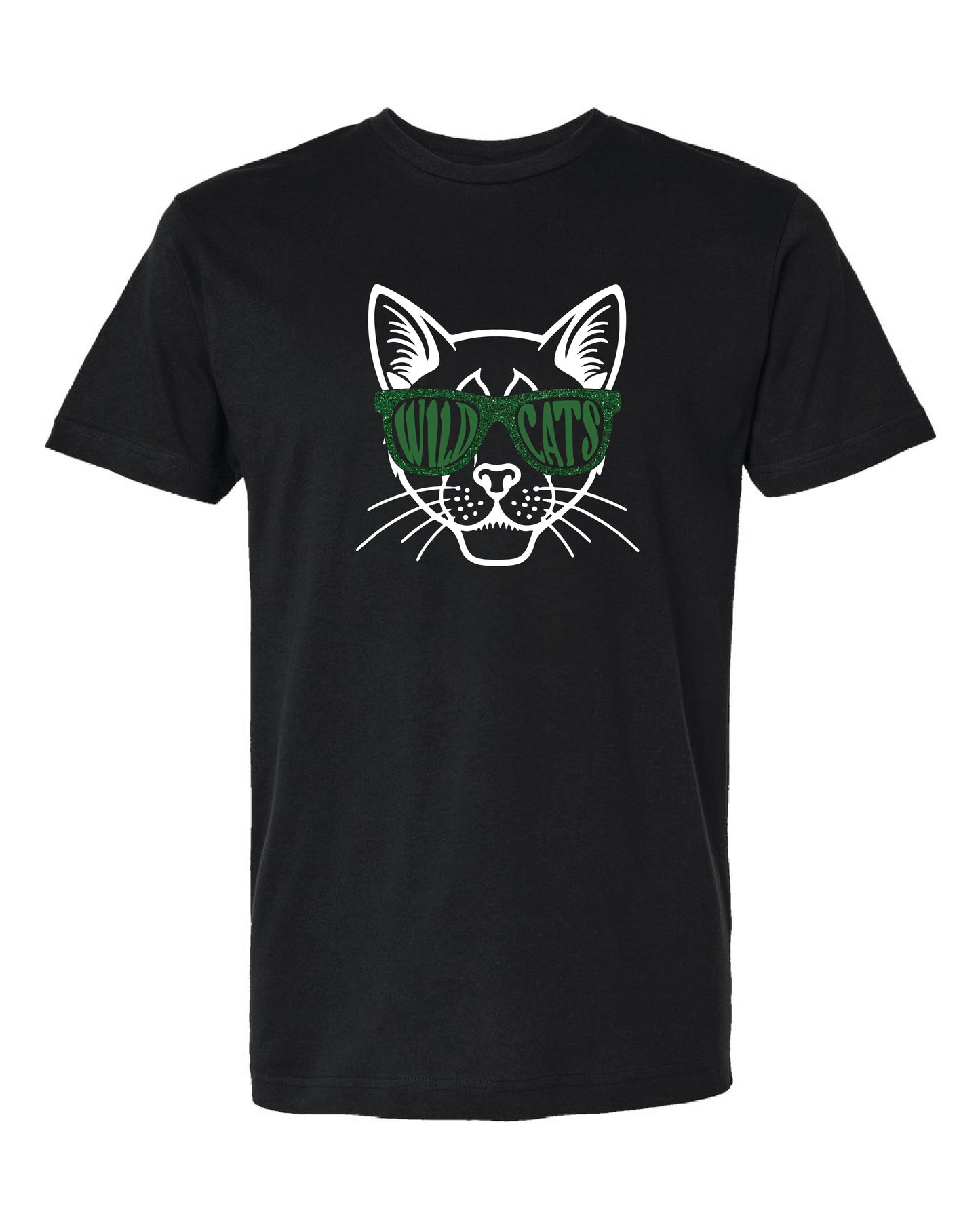 Glitter Cat Glasses Shirt