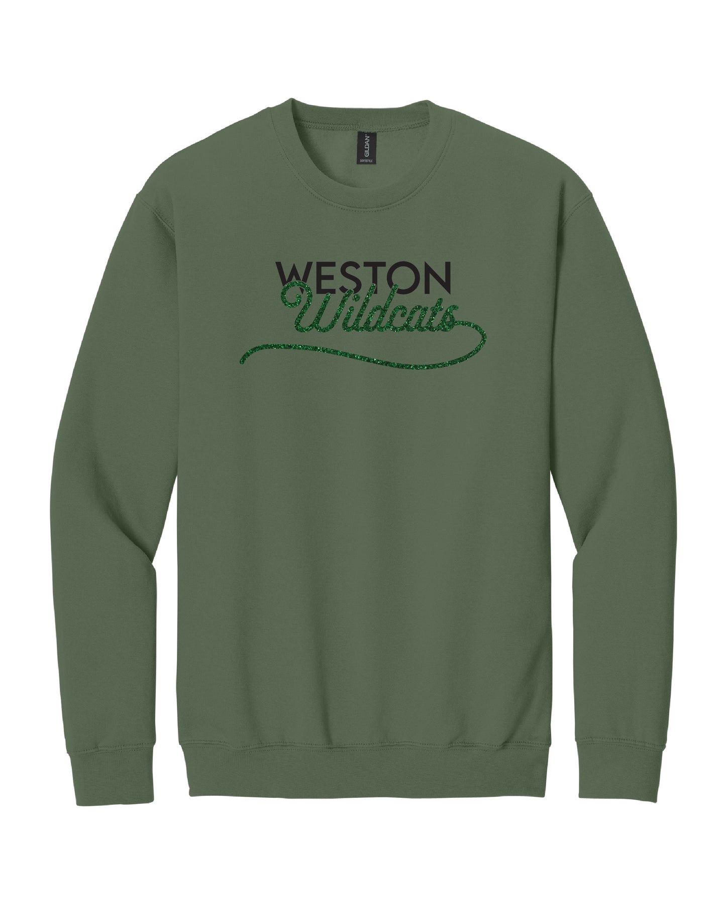 Glitter Script Crewneck