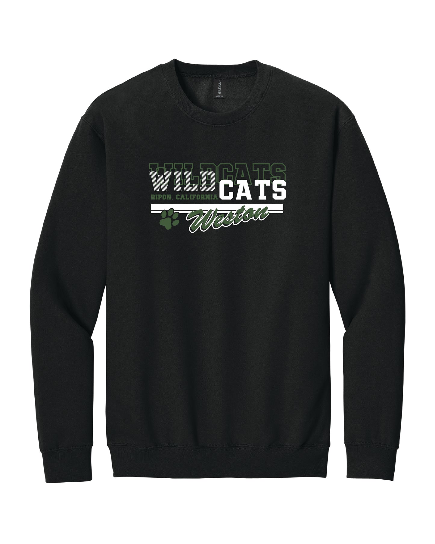 Wildcats Line Art Crewneck