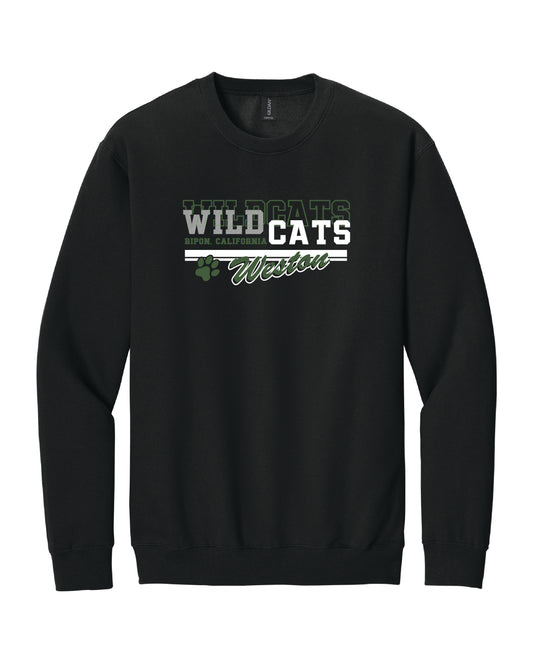 Wildcats Line Art Crewneck
