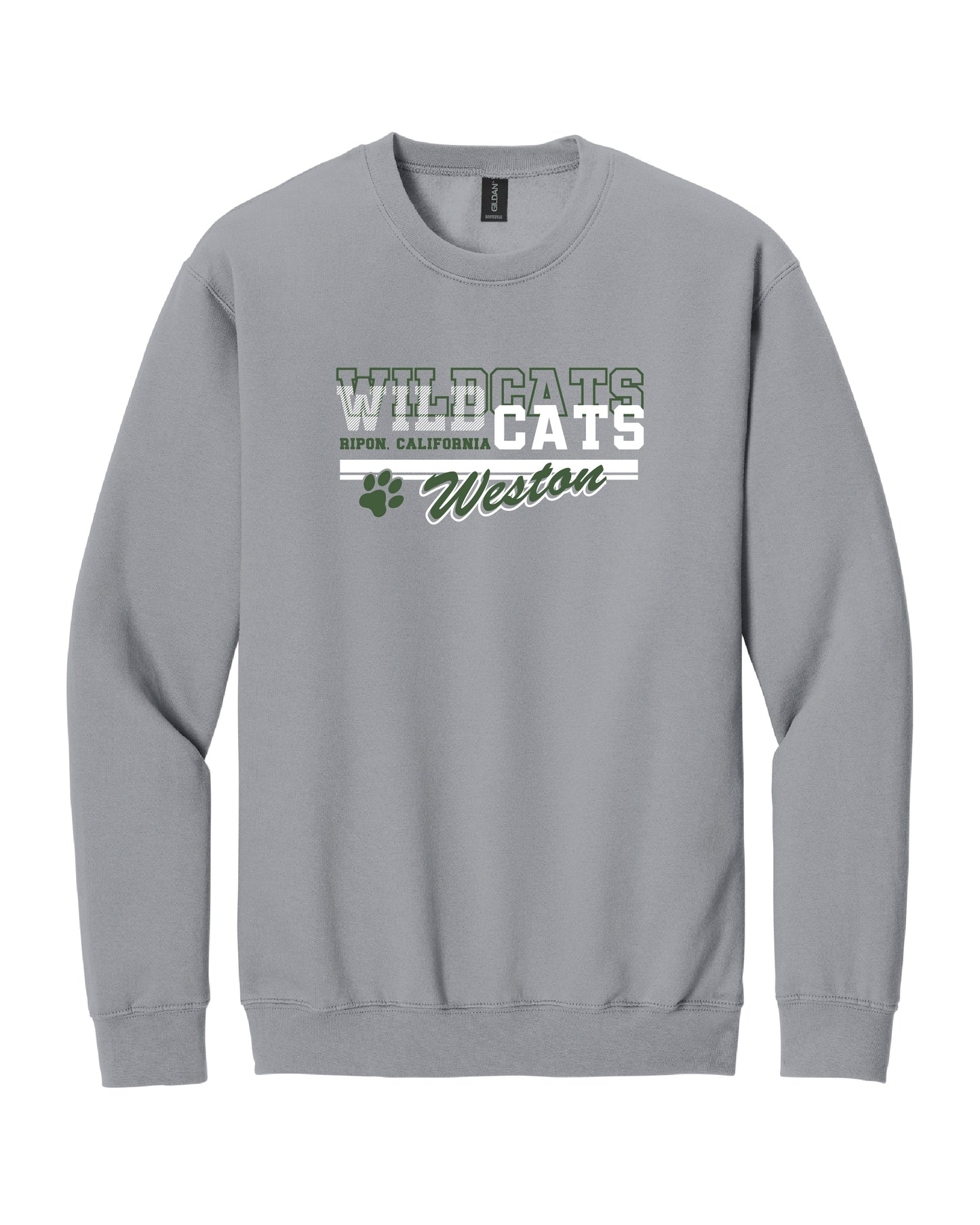 Wildcats Line Art Crewneck