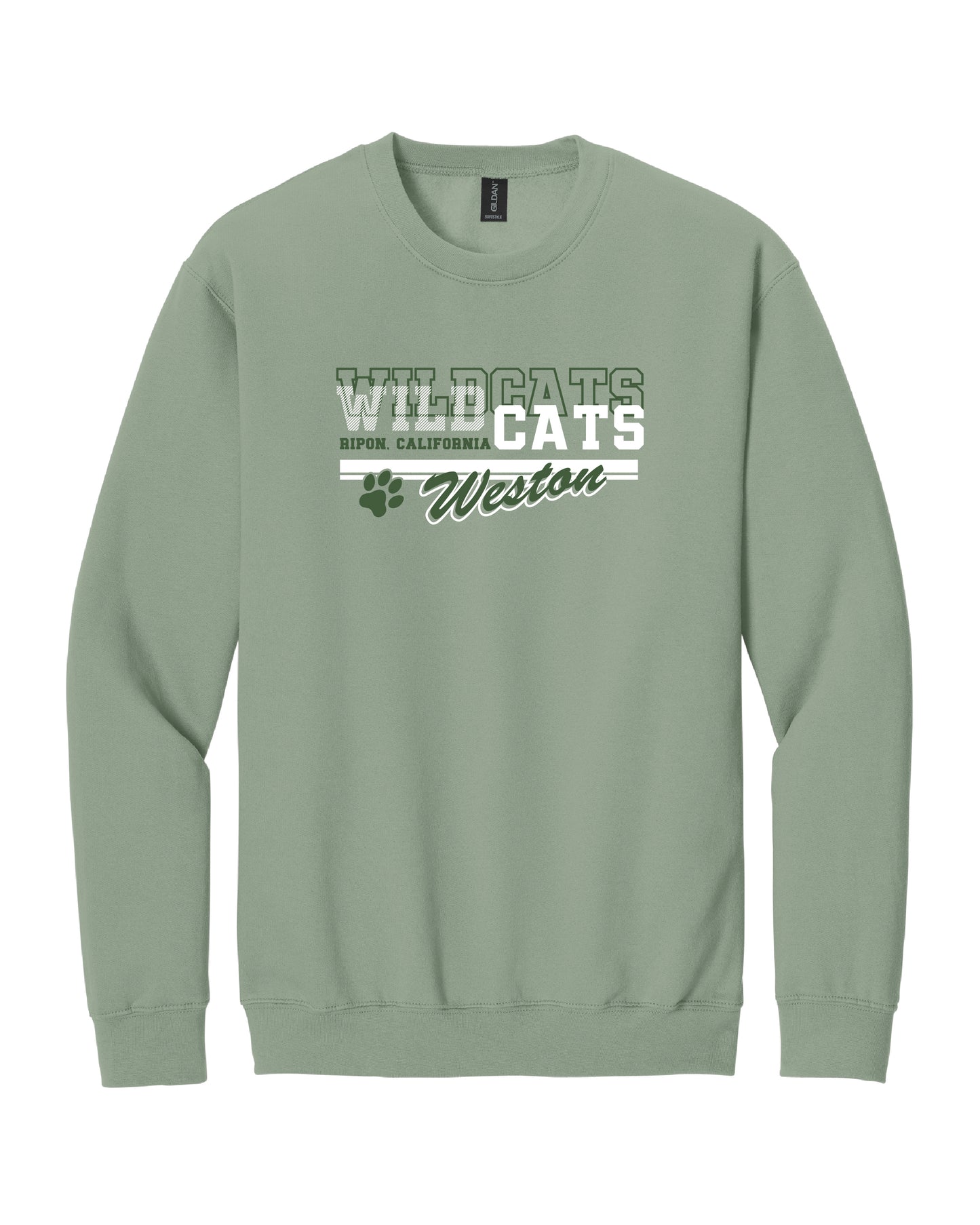 Wildcats Line Art Crewneck