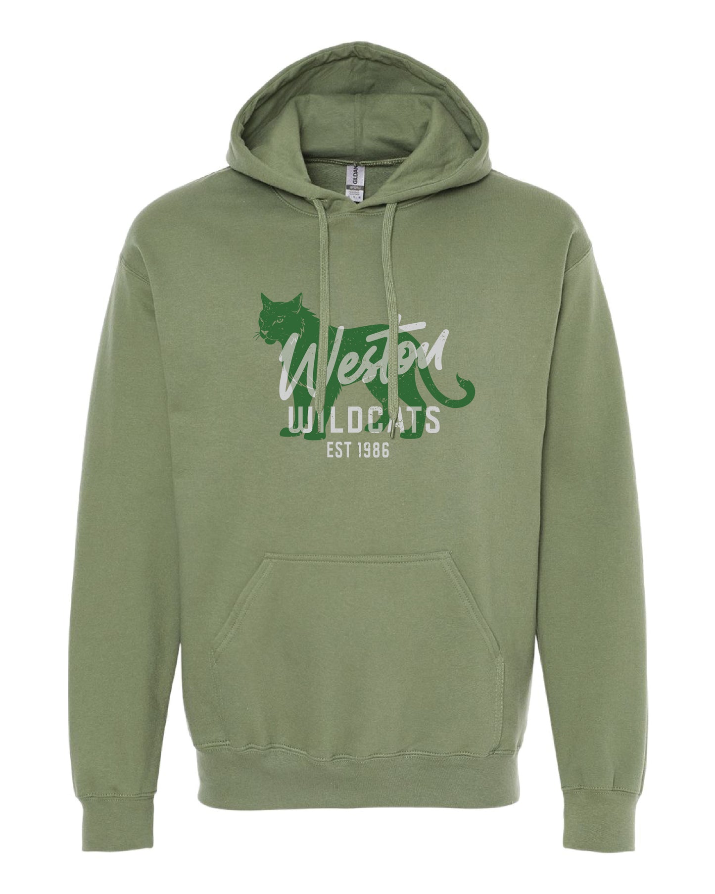 Distressed Wildcats Hoodie