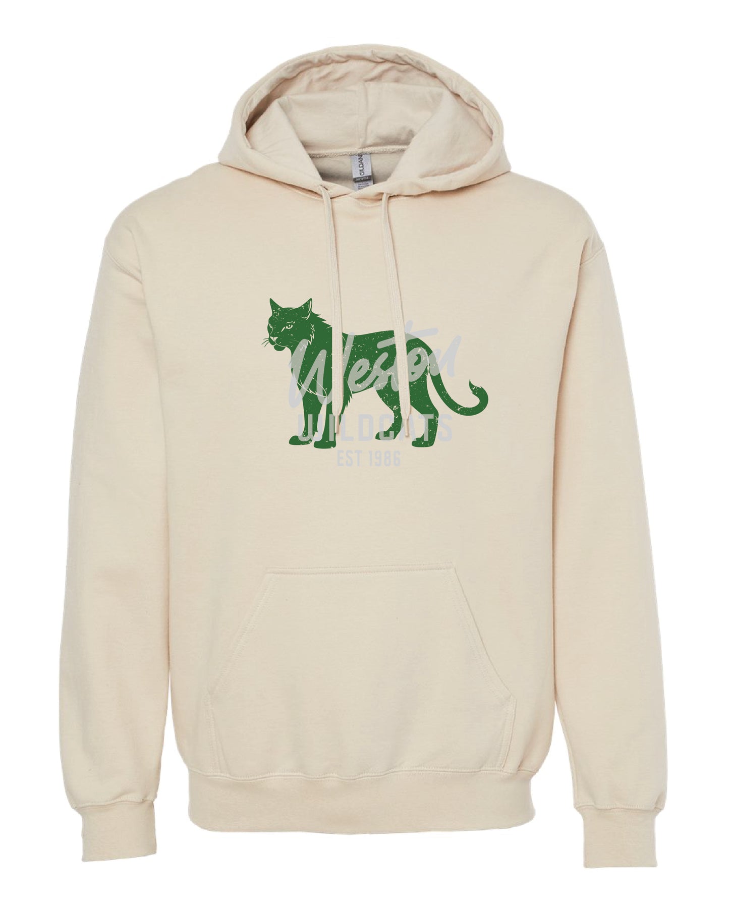 Distressed Wildcats Hoodie