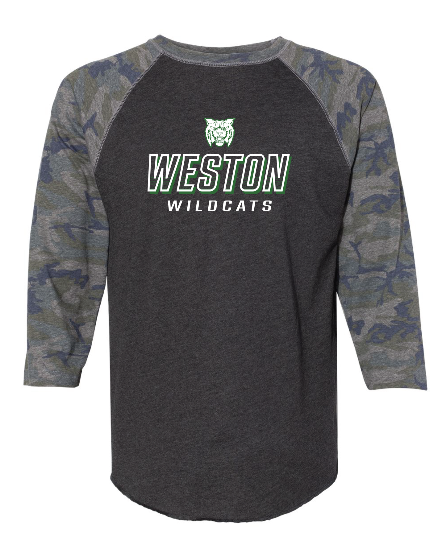 Weston Baseball Style Tee (Choose your Design!)