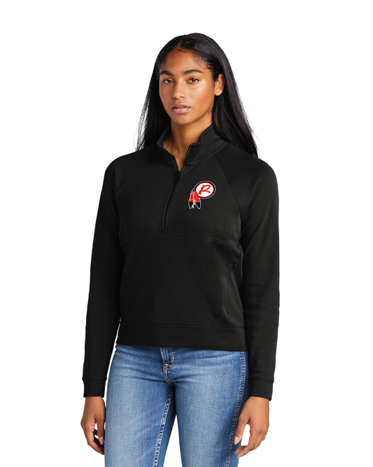 Women's Cropped 1/2 Zip Sweatshirt