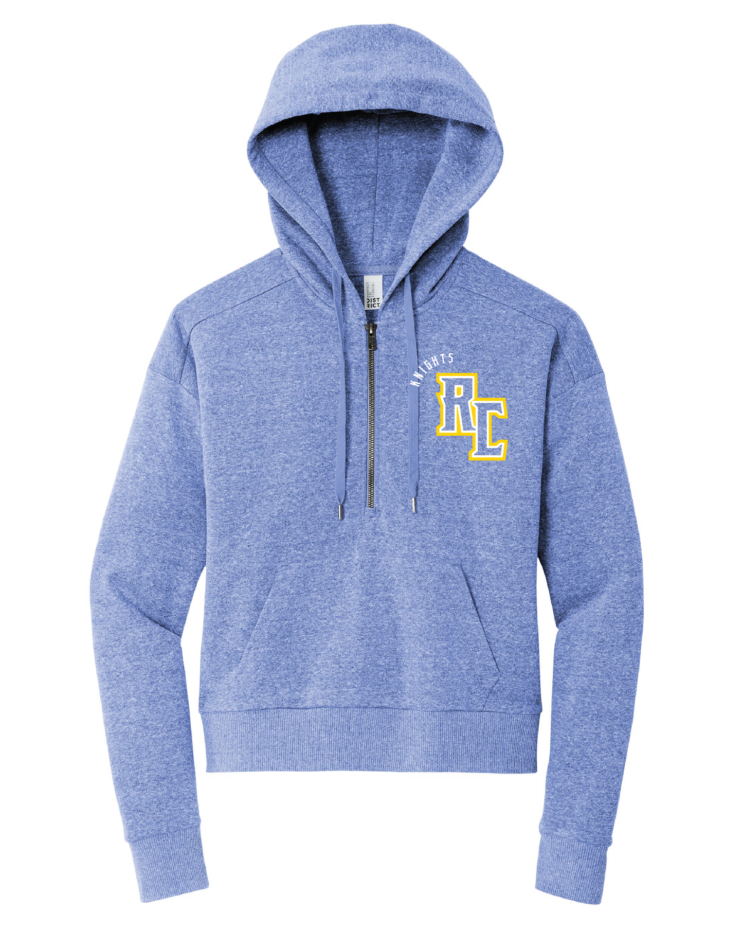 Women's Cropped 1/4 Zip Hoodie