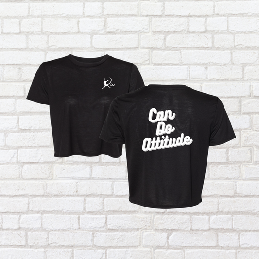 Can Do Flowy Crop Tee