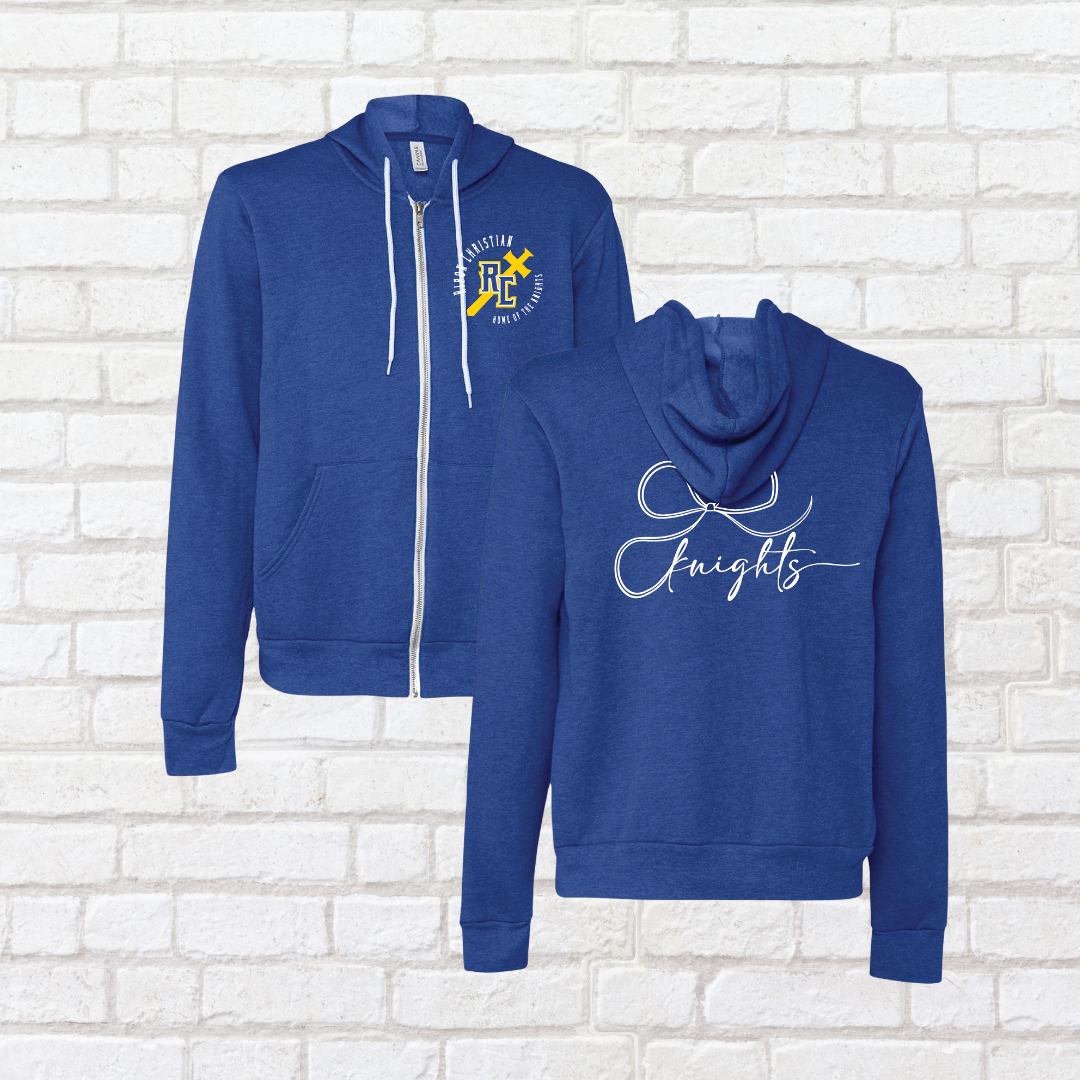 Ripon Christian Bow Zip Up Hoodie