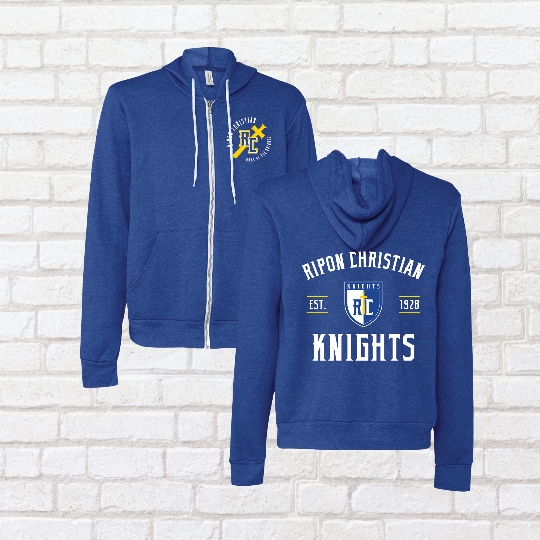 RC Knights Zip Up Hoodie