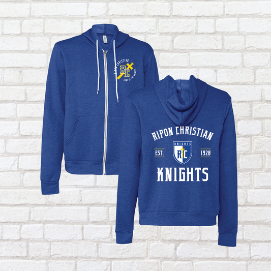 RC Knights Zip Up Hoodie